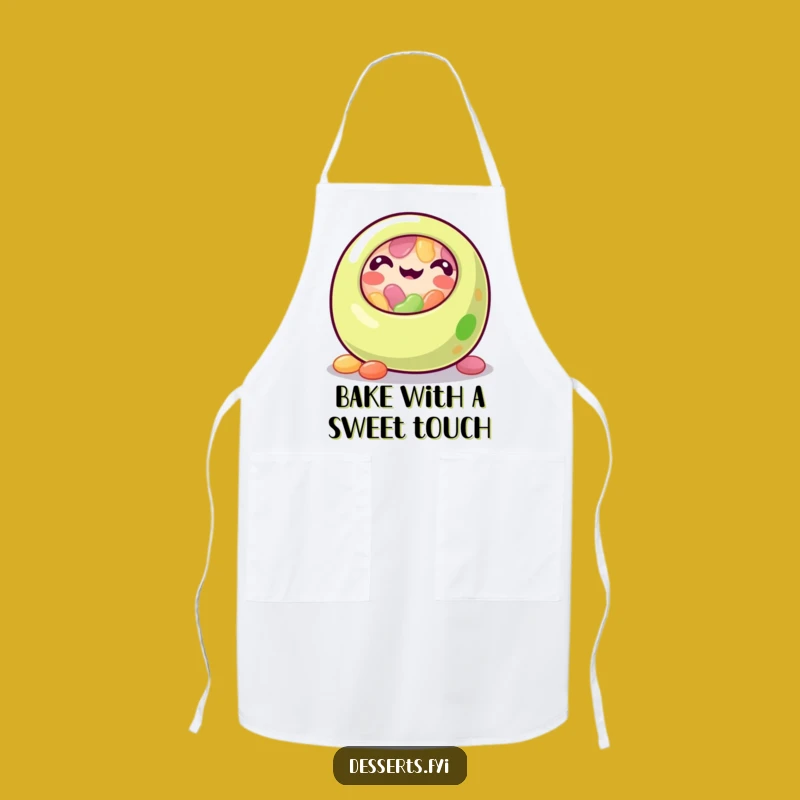 Funny Jelly Bean Apron: Cook with Sweet Fun and Playfulness