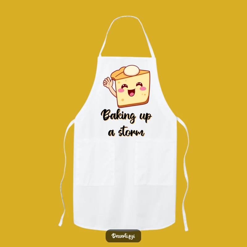 Funny Pie Slice Apron: Bake and Serve with Sweet Enthusiasm