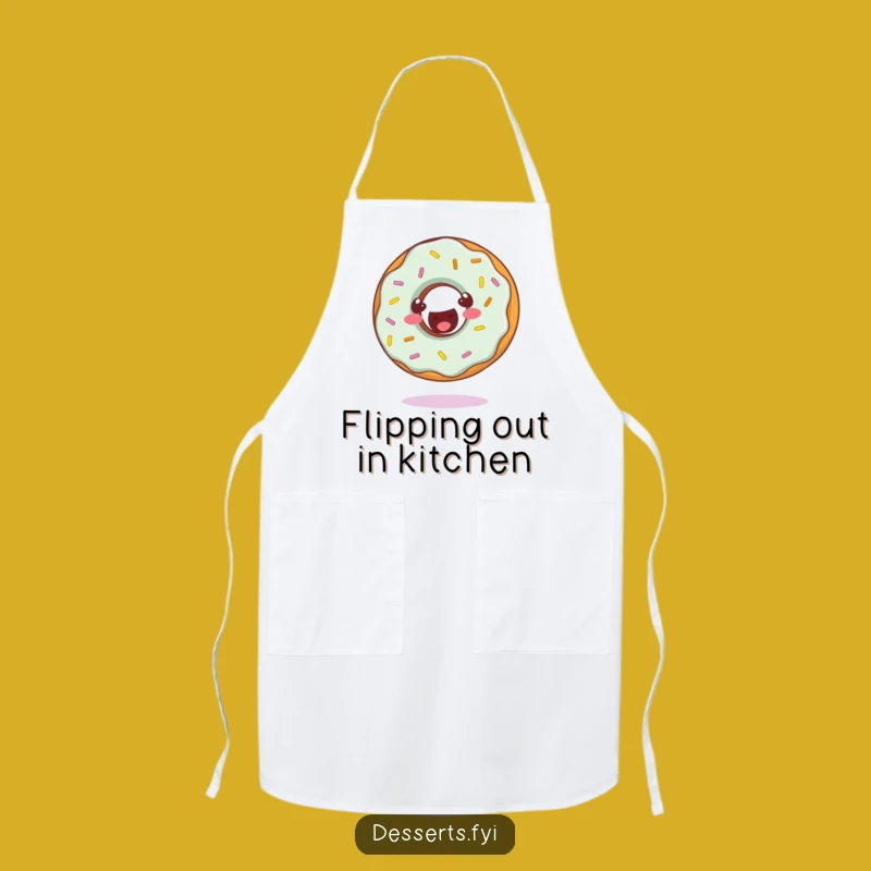 Funny Donut Baker's Apron: Bake with Playful Energy