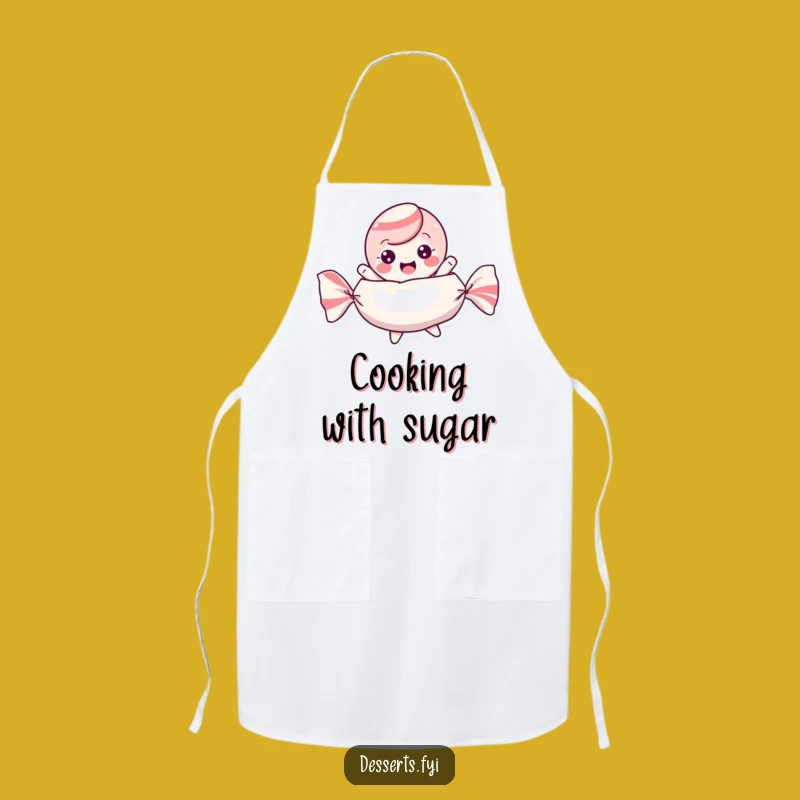 Funny Baker's Apron: Playful Candy Character, Practical Funny Gift