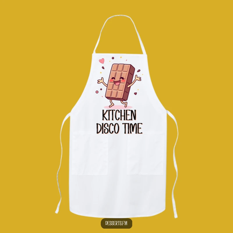 Funny Chocolate Bar Apron: Cook with Energy, Fun Kitchen Gift