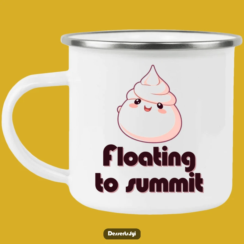 Funny Meringue Campfire Mug: Enjoy Drinks with Sweet, Airy Outdoor Humor