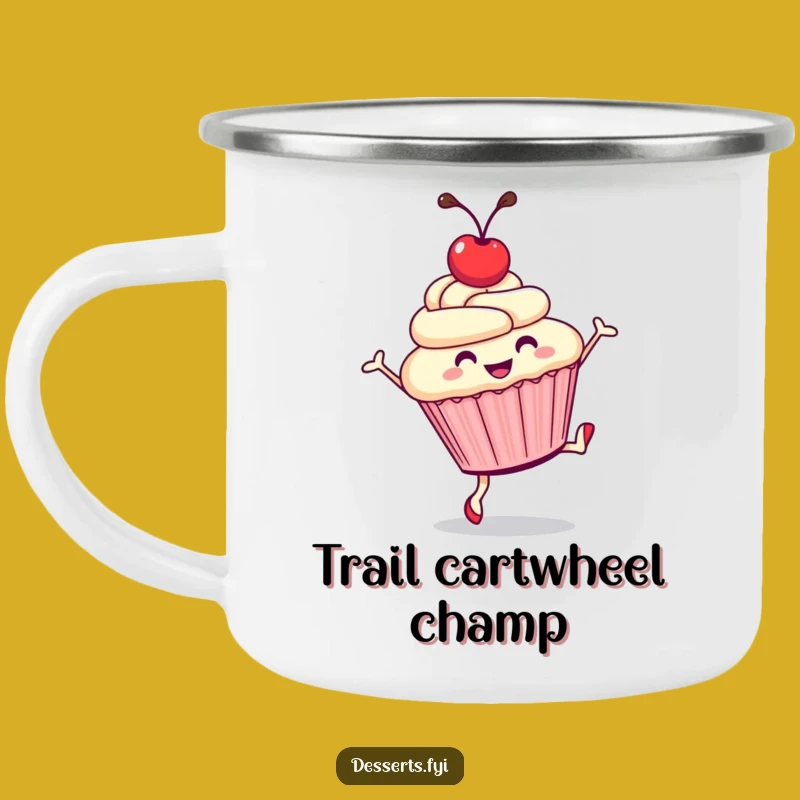 Funny Cupcake Campfire Mug: Perfect Hilarious Gift for Sweet Adventures!
