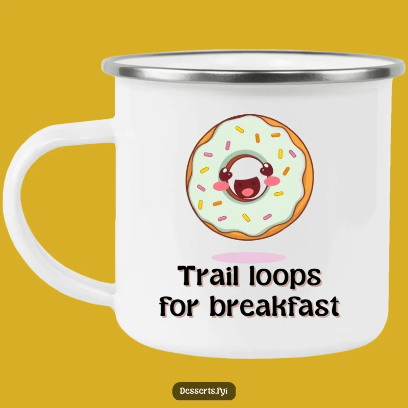 Funny Donut's Adventure Mug: Durable Fun for the Outdoors