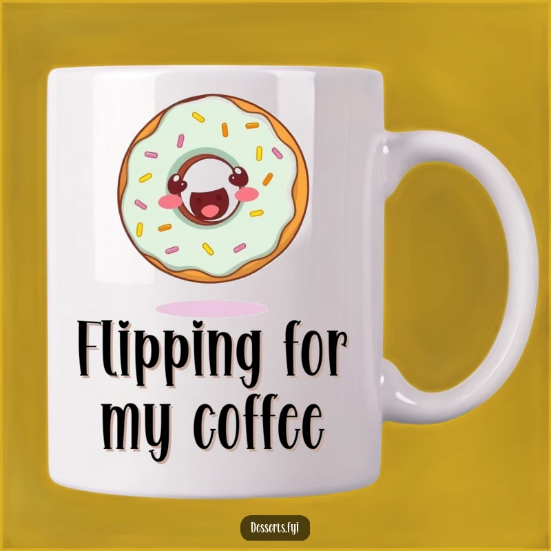 Funny Donut Somersault Mug: A Hilarious Gift for the Playful Soul