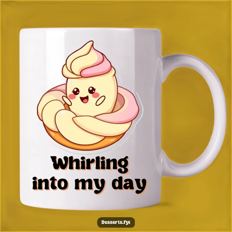 Funny Pastry Twirl Mug - Frosting Fun Delight, Perfect Gift for Sweet Treat Lovers