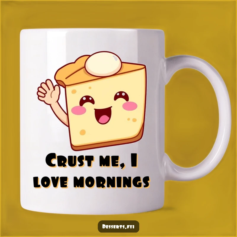 Funny Pie Slice Mug: A Jovial Character's Perfect Funny Gift