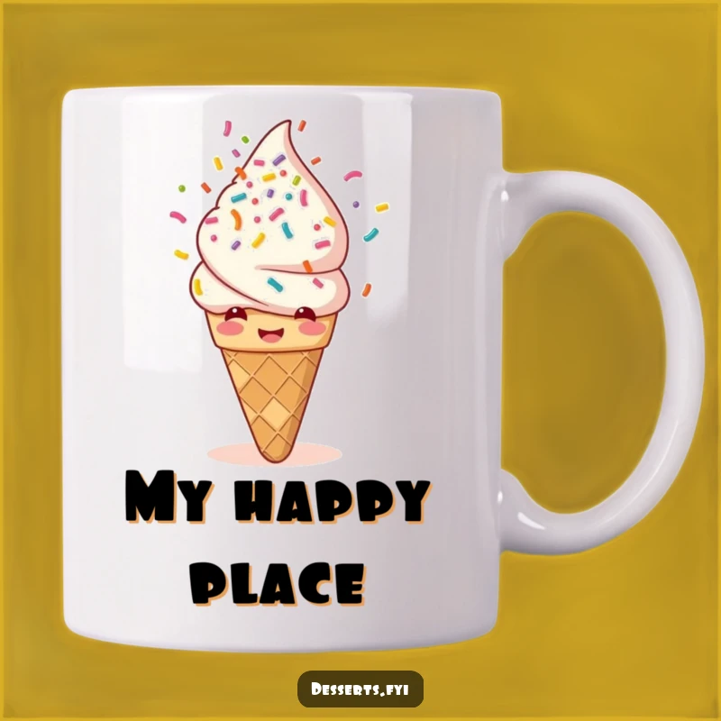 Funny Ice Cream Cone Mug: Sprinkle Some Joy, The Perfect Funny Treat Gift