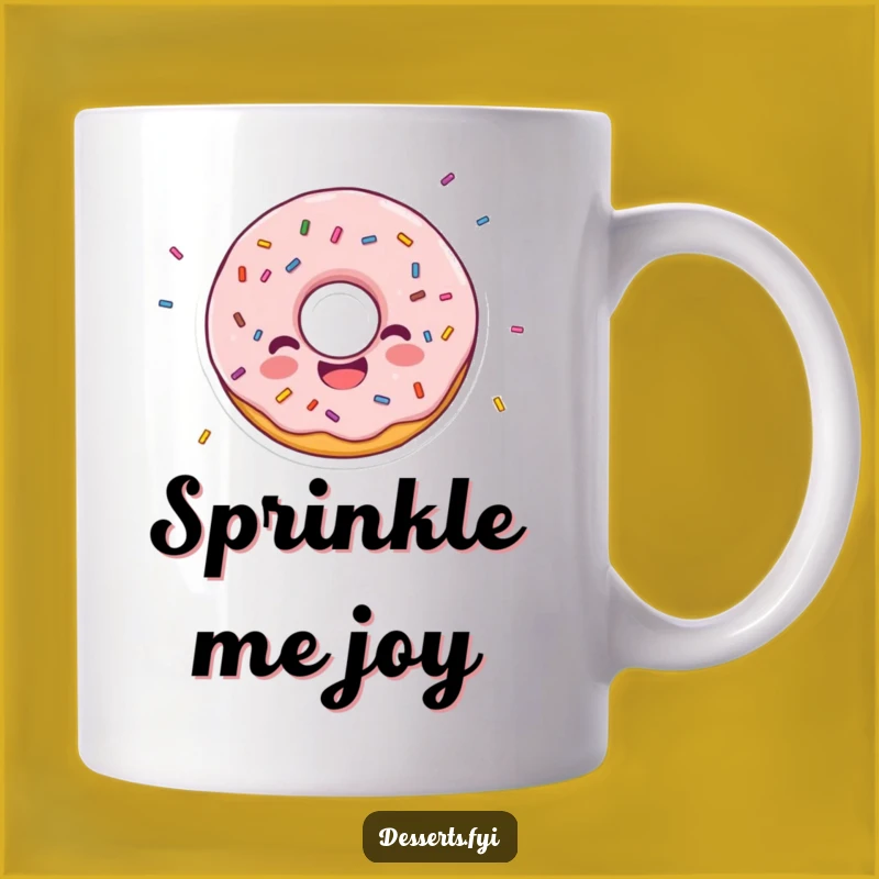 Funny Donut Character Mug: Sprinkle Joy Around with this Funny Gift