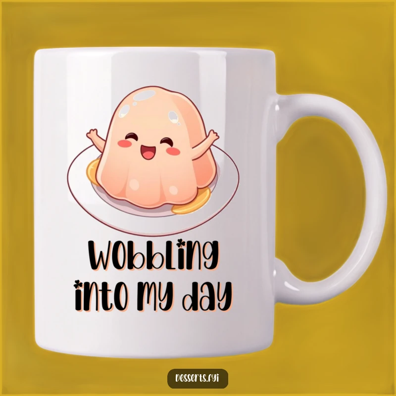 Funny Wobbly Jelly Mug: Delightful Bounce Gift for Jelly Lovers