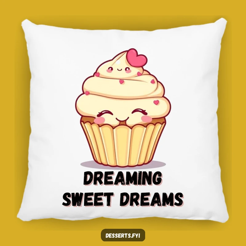 Funny Cupcake's Sweet Snuggle Pillow: Ultimate Comfort and Joy