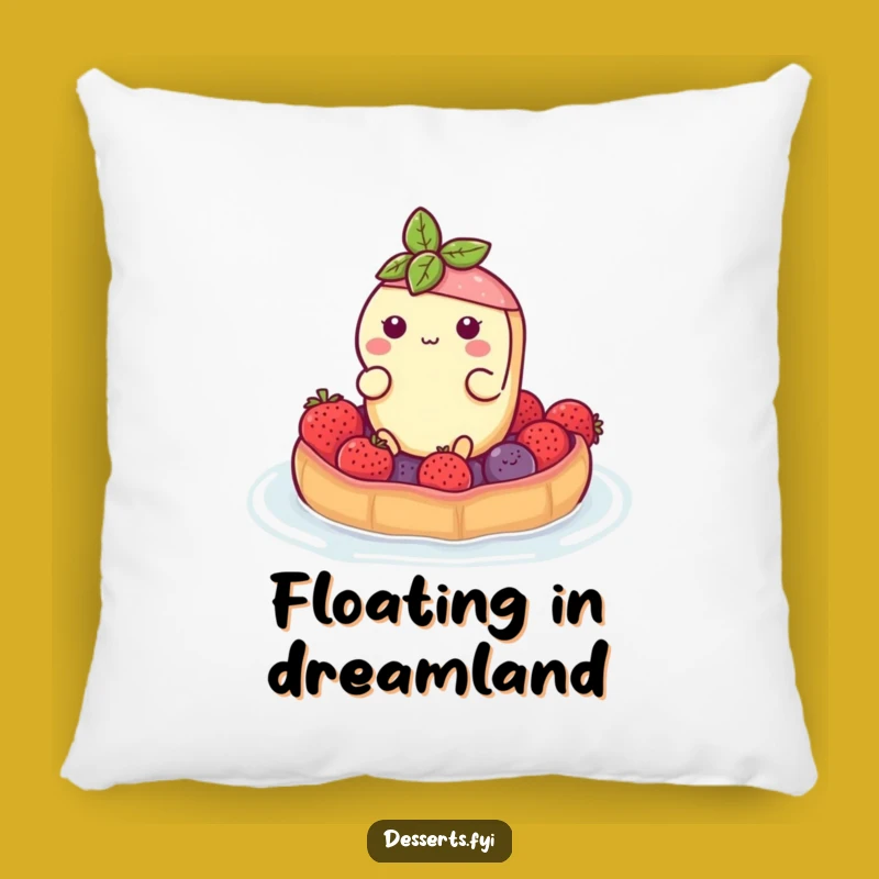 Funny Tart Float Pillow - Cozy Berry Raft Cushion, Perfect Funny Gift for Sweet Dreams