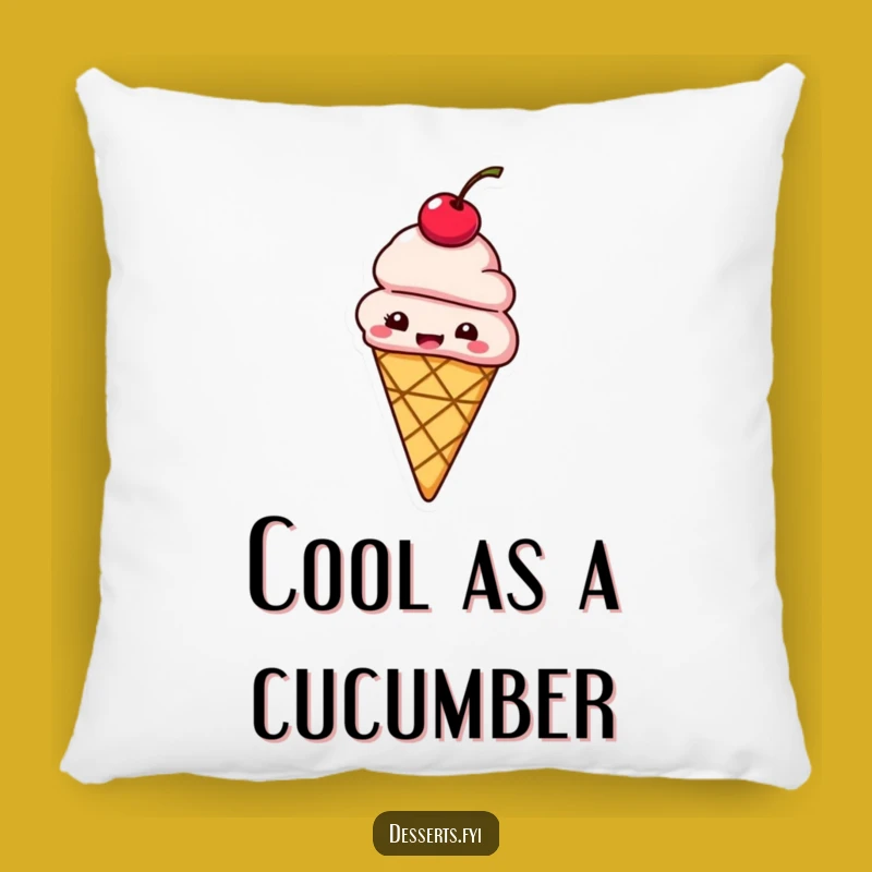 Funny Bouncing Ice Cream Pillow: Cozy Fun for Sweet Dreams