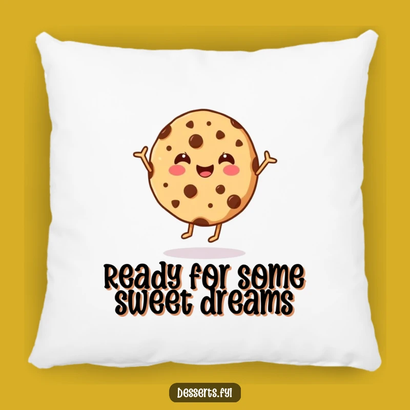 Funny Dancing Cookie Pillow: Snuggle Up with Sweet, Comfy Cheer!