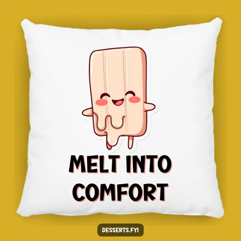 Funny Melting Candy Bar Pillow: Cozy Comfort and Sweet Smiles, An Adorable Funny Gift