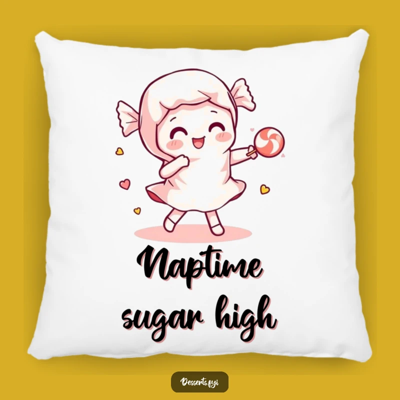 Funny Candy Dance Sweet Pair Pillow: Cozy Comfort with a Sweet Rhythm!