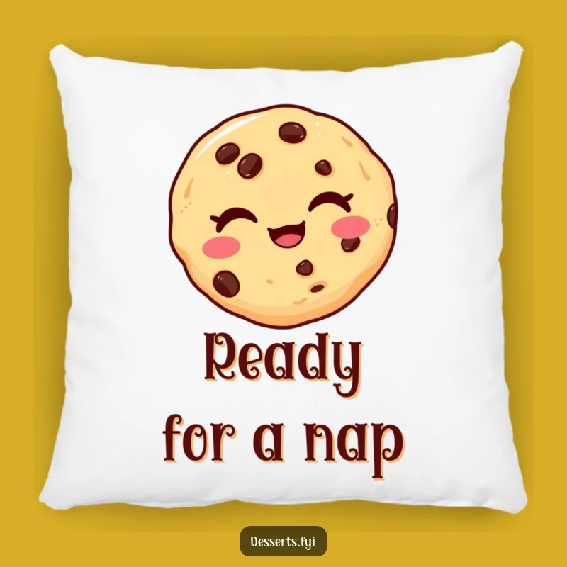 Funny Winking Cookie Pillow: Playful Accent for Cozy, Sweet Home Gifts