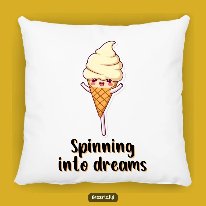 Funny Ice Cream Lollipop Pillow: Cozy Comfort with Sweet Playfulness