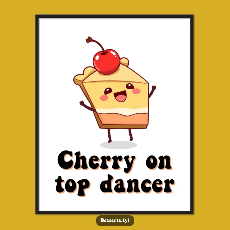 Funny Pie Dance Digital Art: Instant Celebration for Your Walls