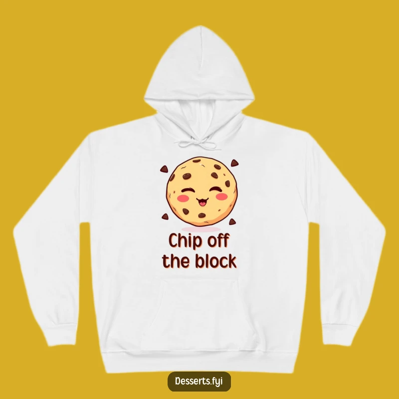 Funny Winking Cookie Hoodie, Cozy Chocolate Chip Sweatshirt, Your New Favorite Funny Gift