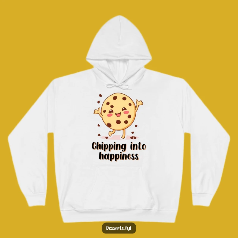 Funny Cheerful Cookie Hoodie: Cozy Happy Dance Sweatshirt - Ultimate Funny Gift