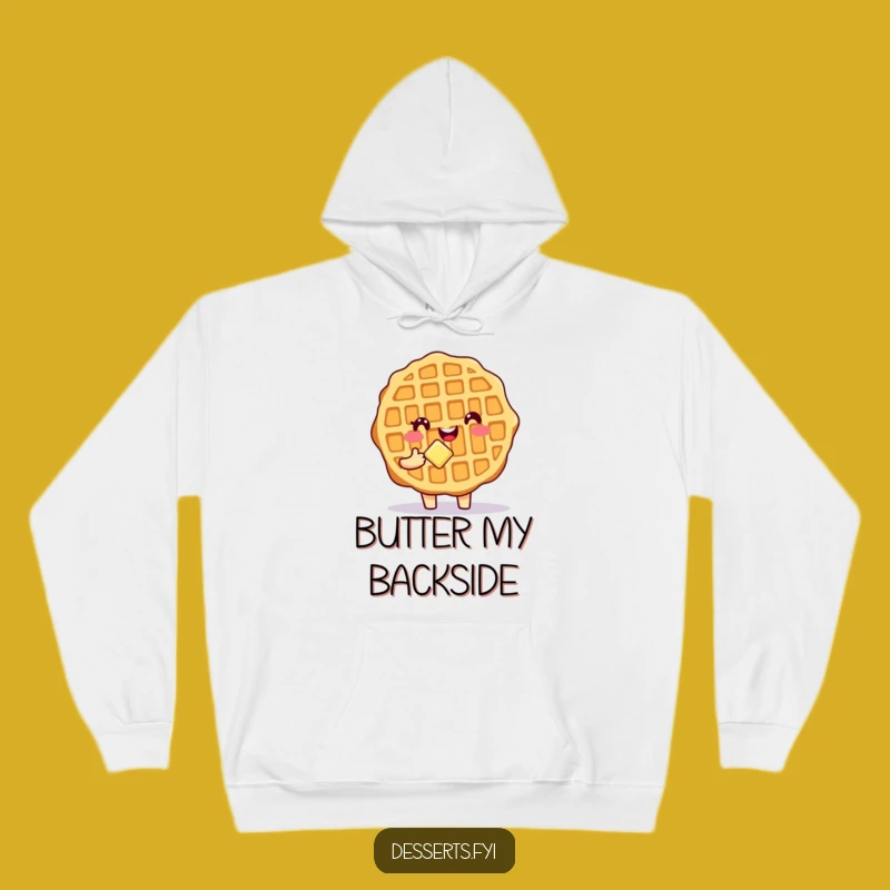 Cozy Funny Waffle Hoodie: Snuggle Up with Breakfast Charm and Warmth