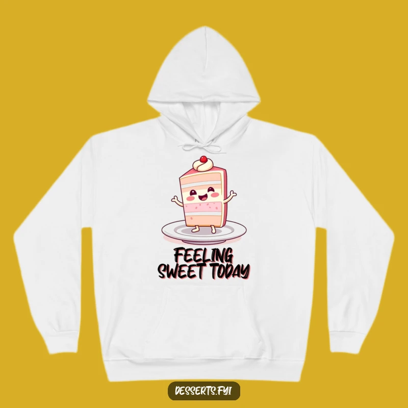 Funny Dessert Hoodie: Dancing Cake Character, The Ultimate Sweet Funny Gift
