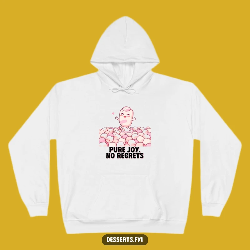Funny Candy Jumper Hoodie - Cozy Marshmallow Comfort, The Ultimate Funny Gift for Sweethearts