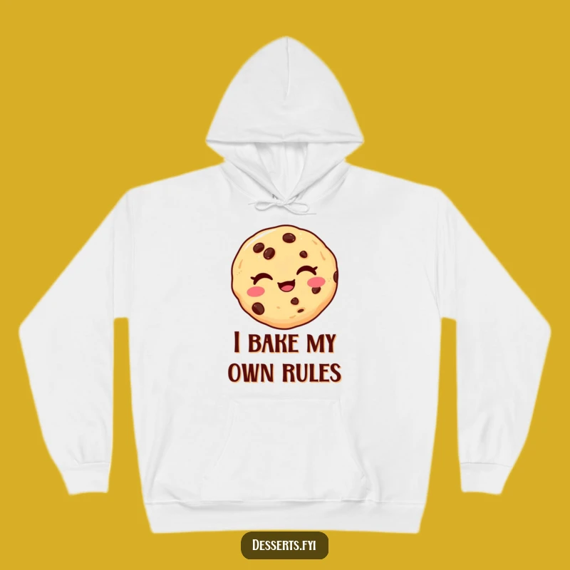 Funny Winking Cookie Hoodie: Cozy Playful Treat Gift for Ultimate Cookie Fans