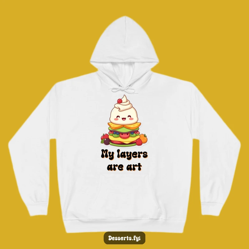Funny Parfait Hoodie: Cozy Dessert Stacker Design, Ultimate Funny Gift For Sweet Comfort