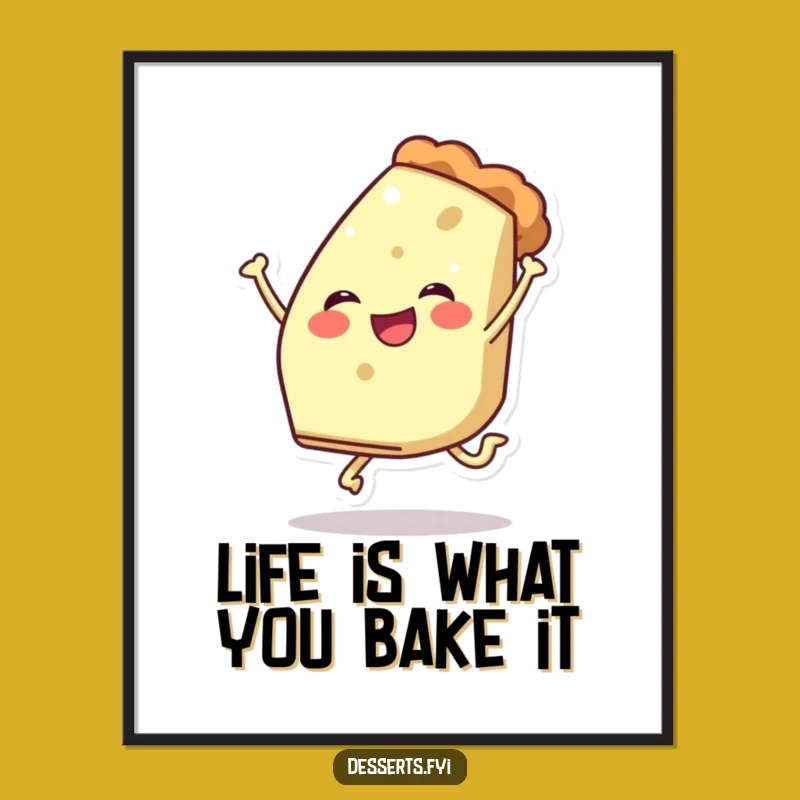 Funny Free Printable Wall Art: Leaping Pie, Whimsical Decor, Downloadable Art!