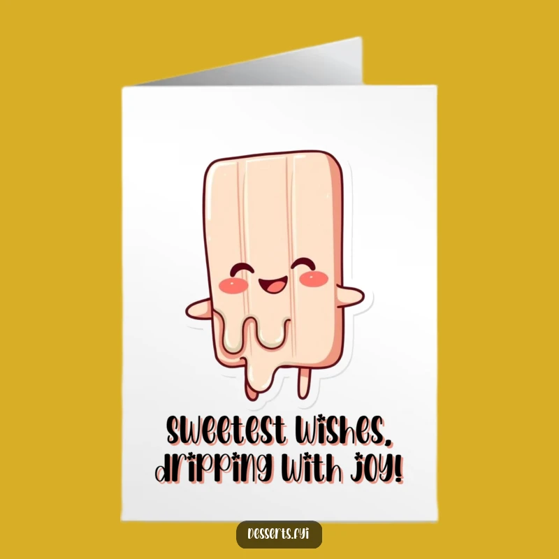 Free Printable Birthday Card: Funny Melting Candy Bar, Deliciously Humorous Downloadable Gift