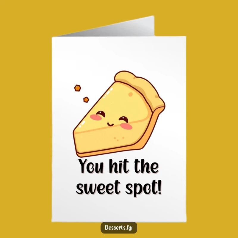 Free Printable Pie Slice Congrats Card - Content Treat Printable Gift