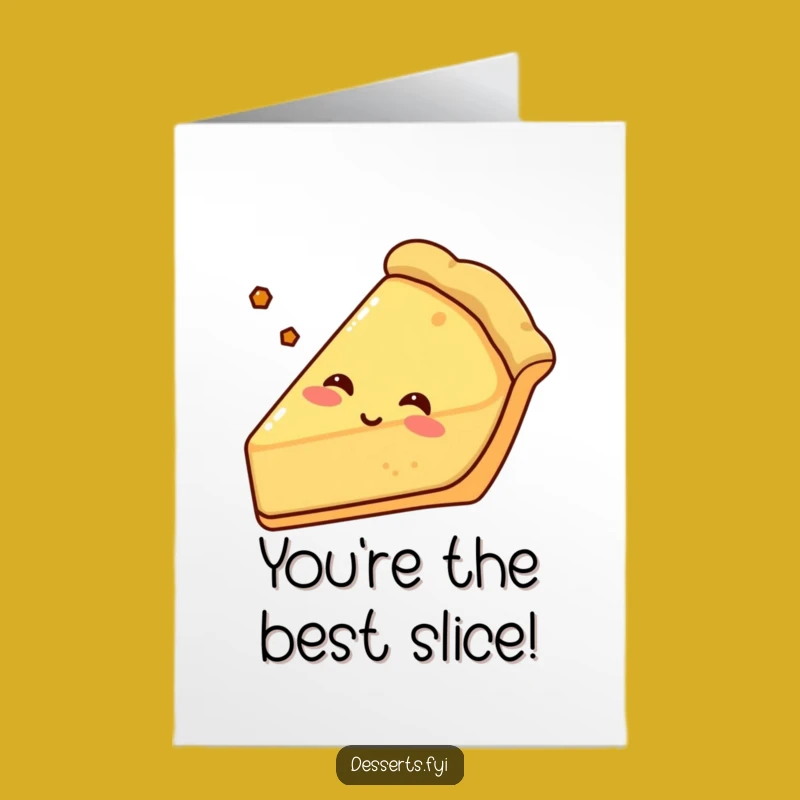 Free Printable Thank You Pie Slice Card - Content Treat Printable Gift