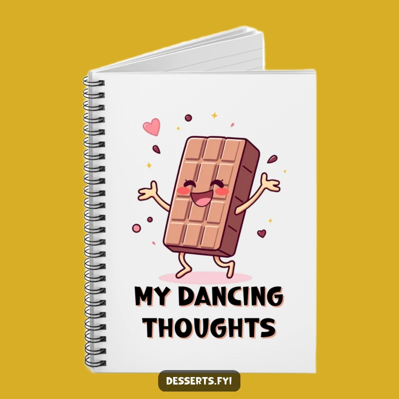 Funny Chocolate Bar Notebook: Jot Down Energetic Ideas, Gift