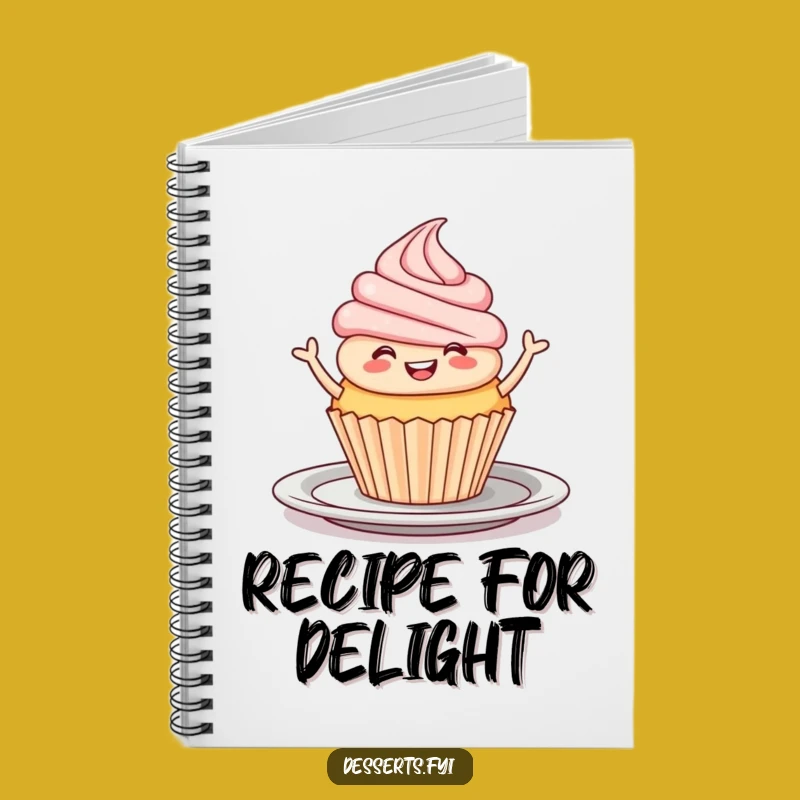 Funny Cupcake Dance Notebook: Joyful Dessert Journal Gift