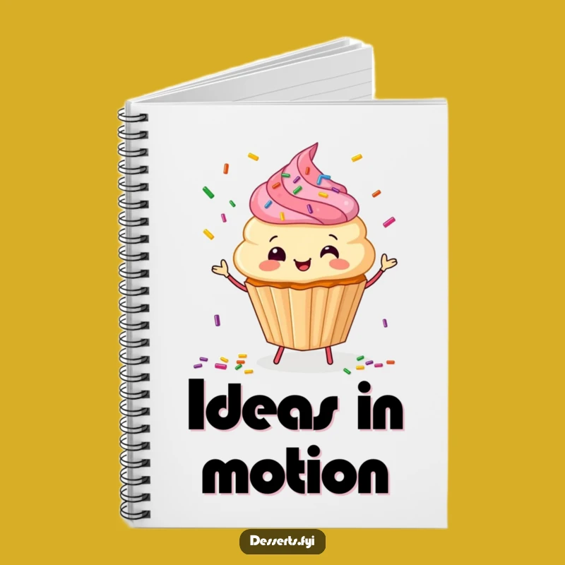Funny Cupcake Juggling Notebook: Jot Down Ideas with Sweet Wit