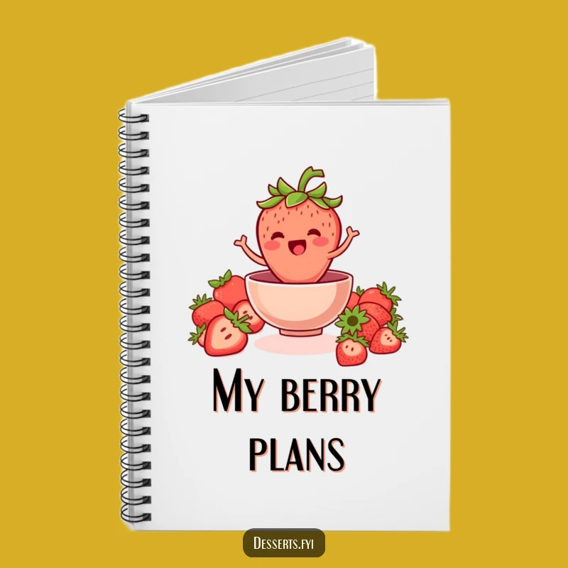 Funny Strawberry Journal: Jot Down Healthy Ideas with This Fun Funny Gift