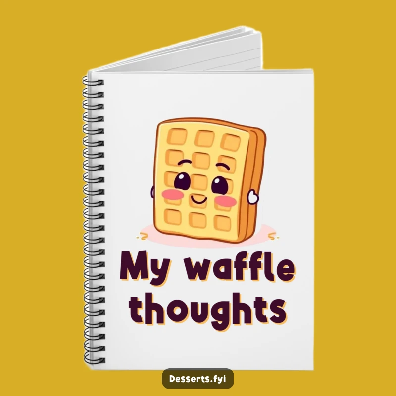 Funny Waffle Flipping Notebook: Hilarious Enthusiastic Journal for Energetic Ideas