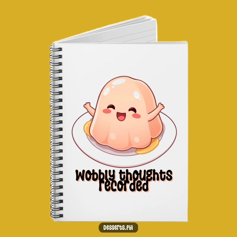 Funny Wobbly Jelly Notebook: Bounce Journal - Great Funny Gift