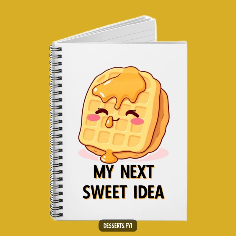 Funny Waffle Notebook: Jot Down Ideas with a Wink, Whimsical Design, Great Funny Gift