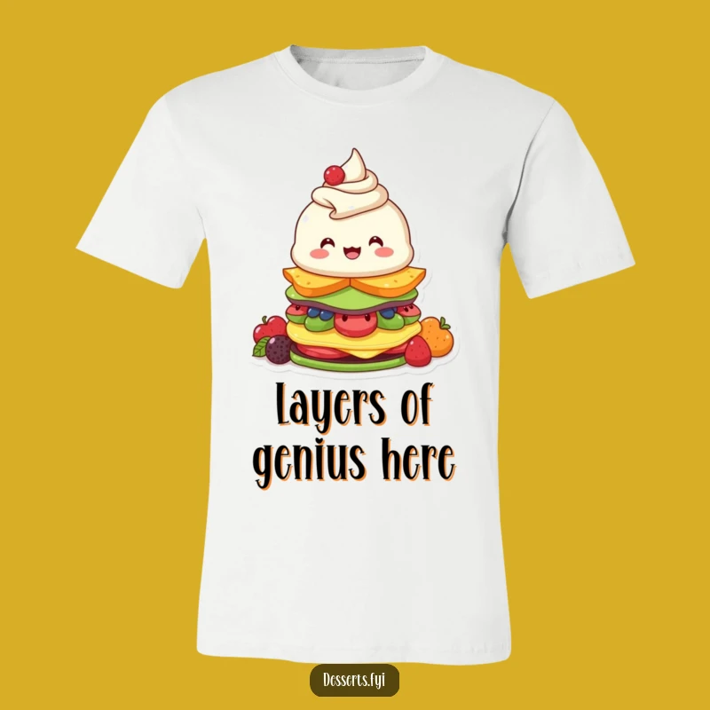 Funny Parfait T-Shirt: Enthusiastic Dessert Stacker Tee, Adorable Funny Gift For All Ages