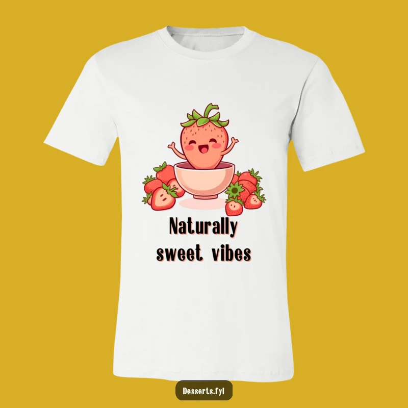 Funny Strawberry Leap T-Shirt: Show Your Love for Freshness with This Funny Gift