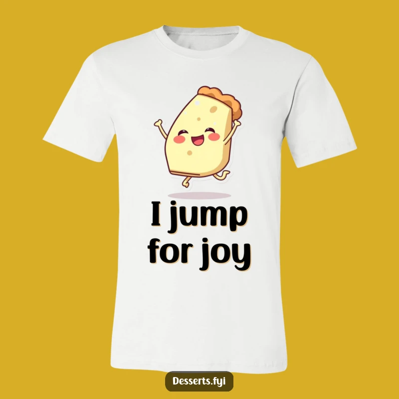 Funny Pie Leap T-Shirt: Wear Your Dessert Delight!