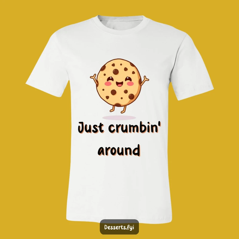 Funny Dancing Cookie T-Shirt: Wear Your Sweet Moves with This Playful Tee!