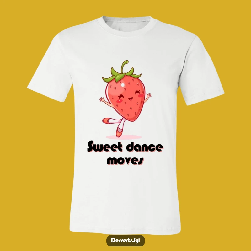 Funny Strawberry Ballet T-Shirt: Hilarious Bouncing Dancer Tee for Joyful People
