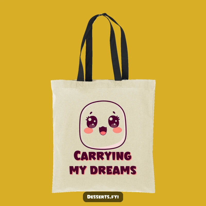 Funny Marshmallow Tote Bag: Carry Your Surprises in Style, Ideal Funny Gift