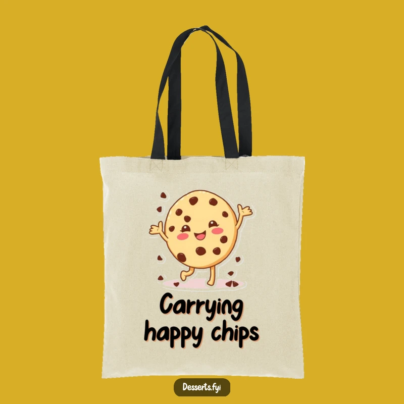 Funny Cheerful Cookie Tote Bag: Happy Dance Carry-All - Great Funny Gift